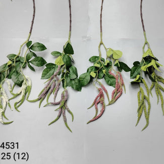 Foam Rubber Hanging Leaves Stick – 96cm