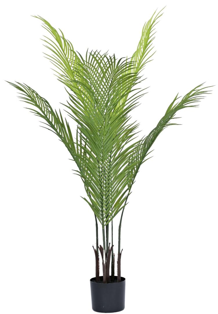 Plastic Palm Leaf Tree In Pot
