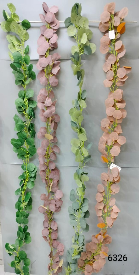 Mix Colour Channa Patti Leaves Veil – 6ft