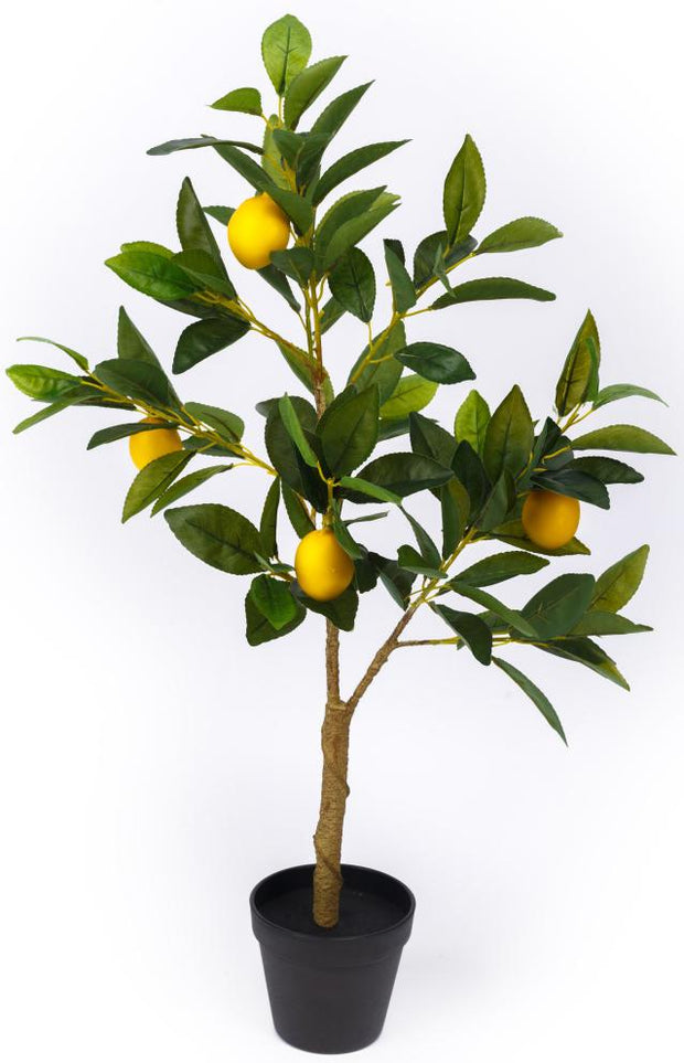 Real Touch Lemon Tree in Pot