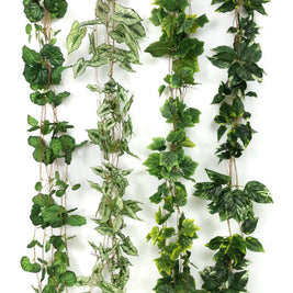 Big Spiral Leaves Garland (4 Designs) – 9ft