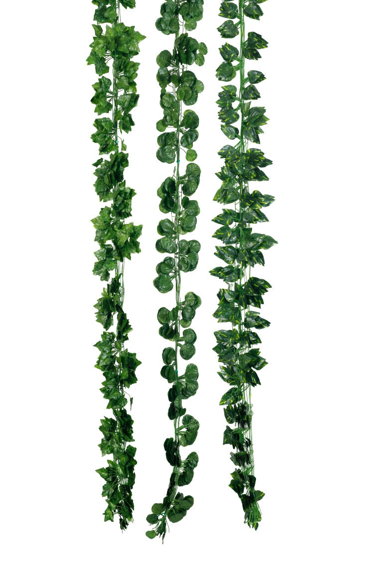 Tiny Curling Leaves Garland – 6.5ft