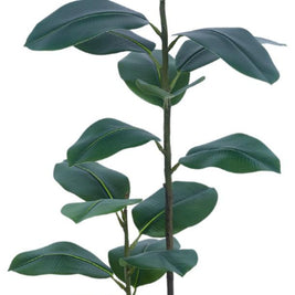 85cm 2 Head 19 Leaves Rubber Tree In Pot