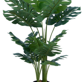 1.2m Green Monsterra Leaves Plant In Pot