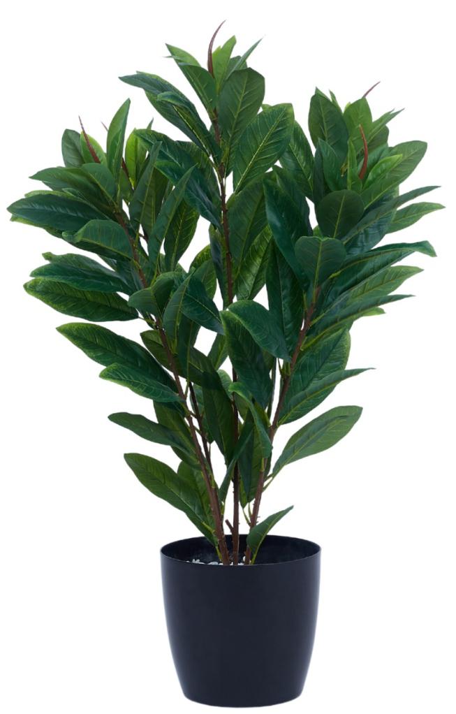 90cm 5 Stem 125 Green Croton Leaves Plant