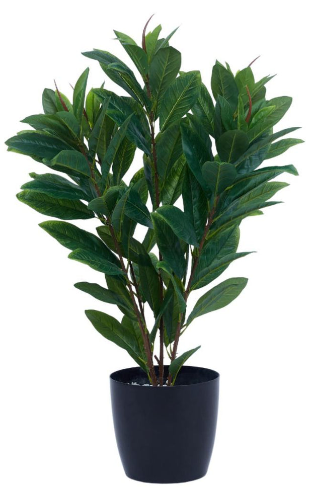90cm 5 Stem 125 Green Croton Leaves Plant