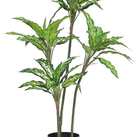 100cm 4 Head Pothos Dracenna Leaves Plant In Pot