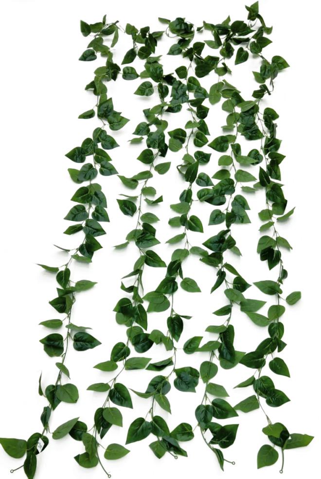 New Green Ficus Leaves Veil – 7ft