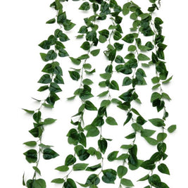 New Green Ficus Leaves Veil – 7ft