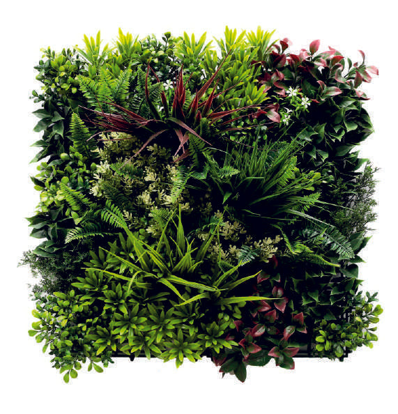 Premium Artificial Vertical Garden Panel – 4100TTB (50 cm × 50 cm)